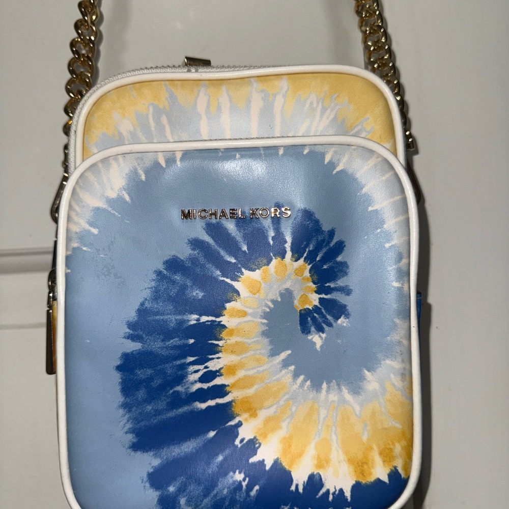 Michael Kors - Jet Set Medium Tie Dye Smartphone Crossbody Bag - Picture 2 of 7